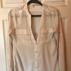 Sheer blouse- Calvin Kline